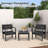Ardengo Rectangular 2 - Person Bistro Set with Cushions