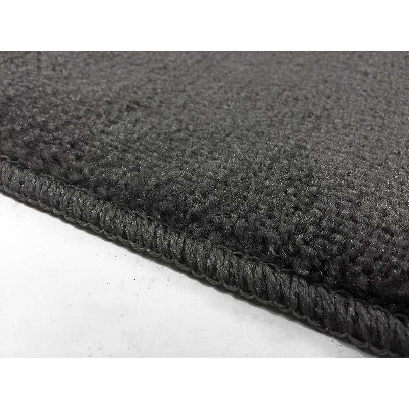 Washable Non Slip Soft Pile Solid Gray Design Downard Collection Area Rug