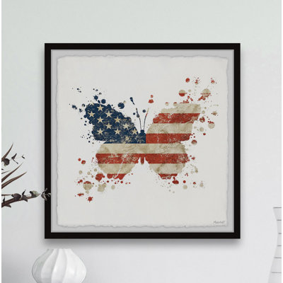 « American Butterfly II », reproduction encadrée