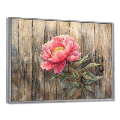 "Pe pivoines à la campagne" par The Stable Gate III - pivoines, art mural