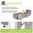 12.6’’ H X 48’’ W Metal Propane Outdoor Gas Fire Pit Table With Colorful Rgb Light-1692949768