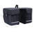 vidaXL Double Bicycle Bag for Pannier Rack Waterproof 9.2 gal Black