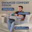 Grey Novelty Backrest Cushion