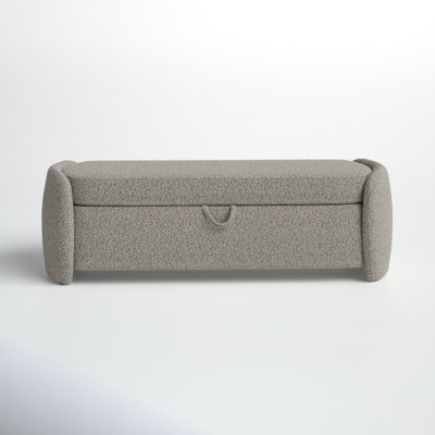 Kalevi 60" Boucle Storage Bench