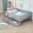 Wood Daybed with Two Drawers and Slats-209425338-209425328
