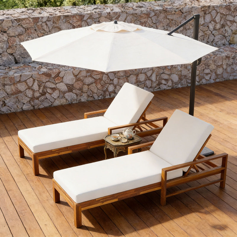 Outdoor Patio Chaise Lounge Chairs