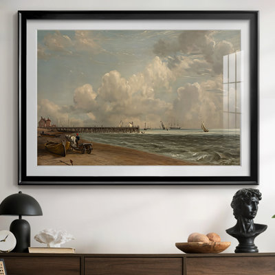 Chain Pier, Brighton-John Constable, toile tendue avec châssis, 1827