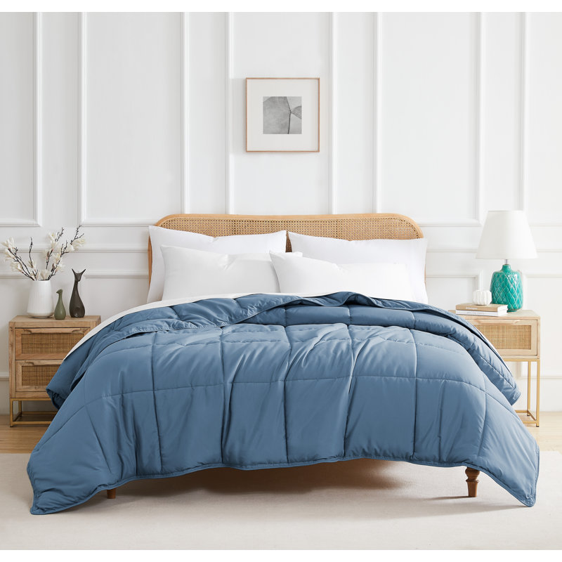 Édredon en duvet synthétique Southwest Fine Linens, Édredon grand, Bleu couronne