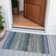 Machine Washable Indoor/Outdoor Xhevrie Blue Rug