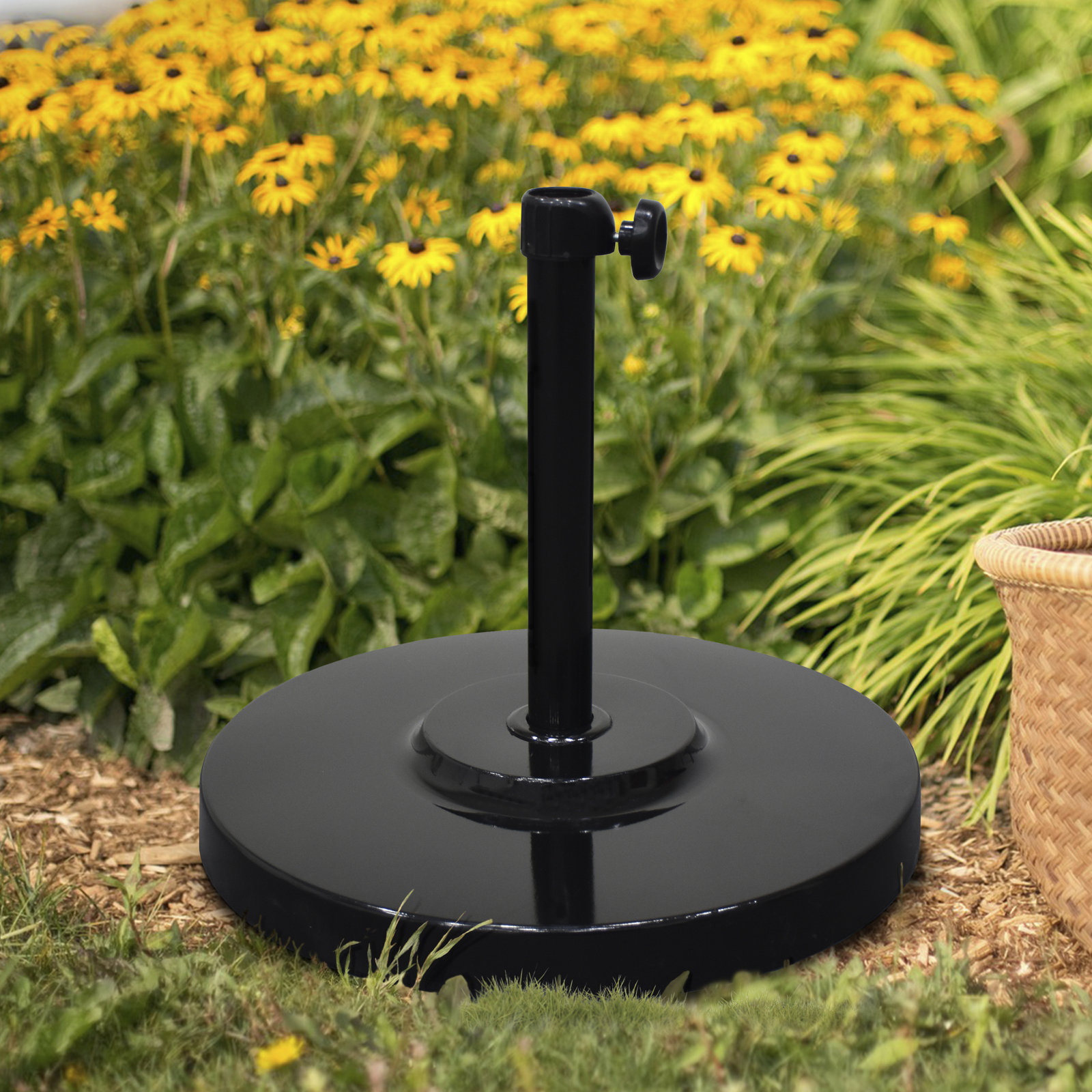 Harmonee Free-Standing Umbrella Base, Black