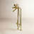 Kingston Brass Kingston Three-Handle 2-Hole Freestanding Tub Faucet with Supply Line and Stop Valve-31820134