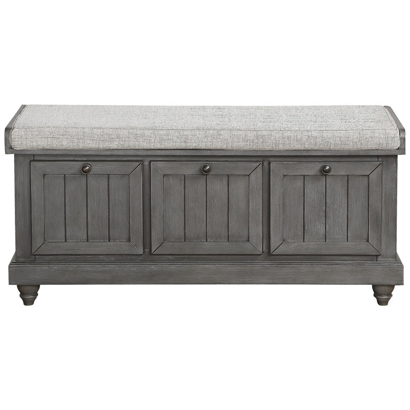 Mobilier de maison en bois massif 1pc, Gris foncé