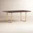 Blake Metal Base Dining Table-45060248-45370412