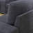 Dark Grey Corduroy 8-Piece Modular Sectional Sofa Set with Ottoman, Storage Console and Cup Holders-95615555
