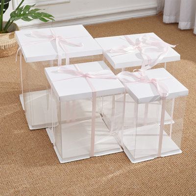 Square Gift Cake Box