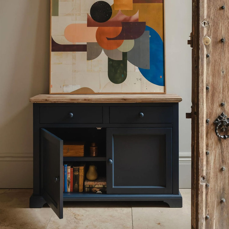 Luca 120cm Sideboard, Navy Blue