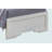 Elegant Silver Champagne Twin Bed