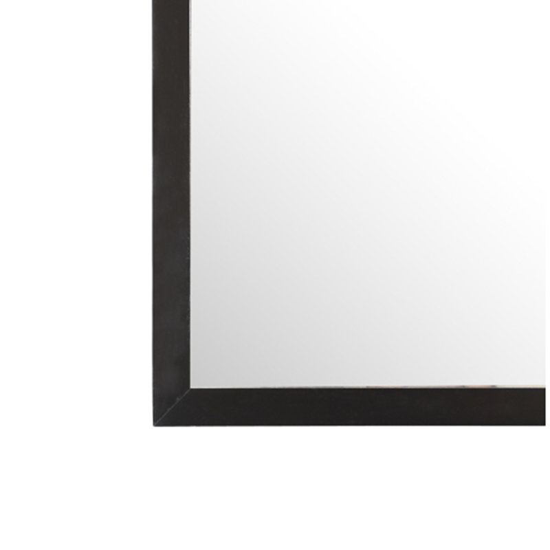 Miroir mural Burlington, Noir, 41" x 41", Carrée