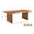 Chaliyah Upholstered Live Edge Solid Wood Dining Set-545403395