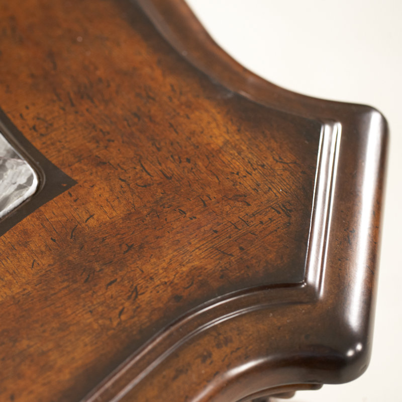 Windsor Court Vintage Brown Marble Top Nightstand