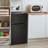 R.W.FLAME 3.2 Cubic Feet Mini Fridge with Freezer-94166379