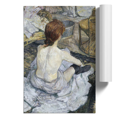 La Toilette by Henri de Toulouse Lautrec - Frameless Print