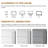 6 Drawer Dresser For Bedroom, 53" Wide Wood Dresser & Chests Of Drawer With Hidden Handles& Curved Profile Design, Wooden Dresser TV Stand For Bedroom, In-Wall Closets., Living Room, Hallway-2104082237