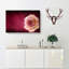 Lone Pink Rose In Abstract - Wrapped Canvas-55307658