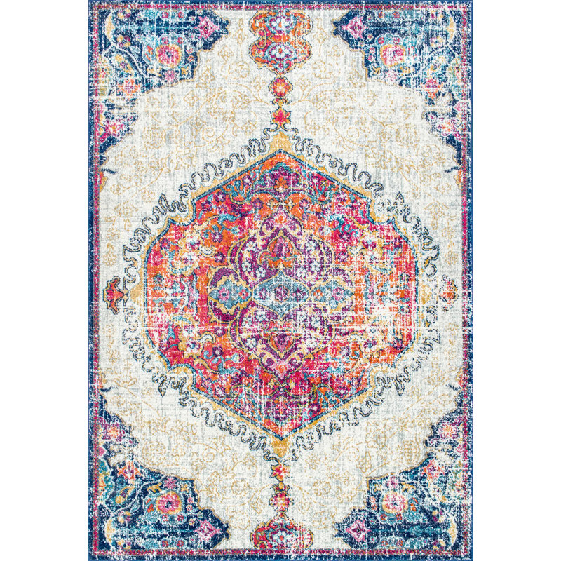 Oriental Area Rug, Rectangle 122 x 183cm