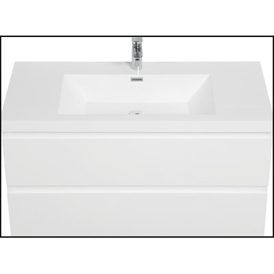 Meuble-lavabo mural 42 po