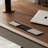 Nut-brown Rectangular Manufactured Wood desk