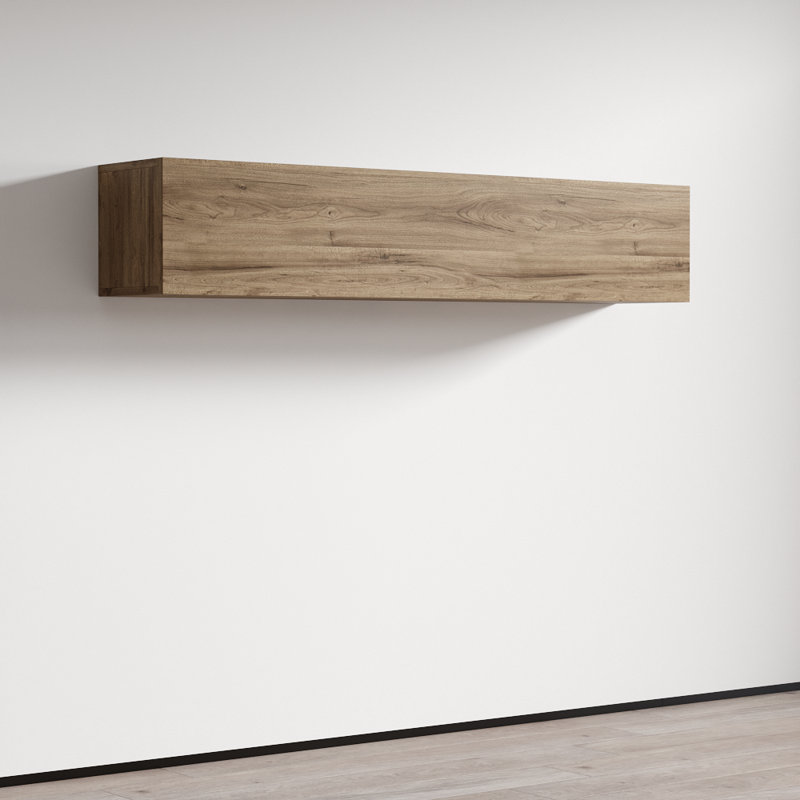 Balroop 2 Piece Floating Shelf, Oak