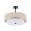 Lustre cylindrique semi-encastré à 4 lumières Reenat-360294262
