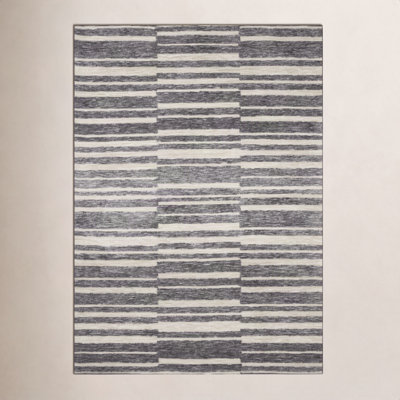 Gertie Natural Slate Striped Rug