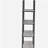 Gray driftwood four-tier bookshelf-953721526