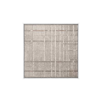 Tapis gris lavable à la machine