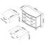 Dimas Solid Wood 109cm W 4 - Drawer Chest of Drawers-29134110