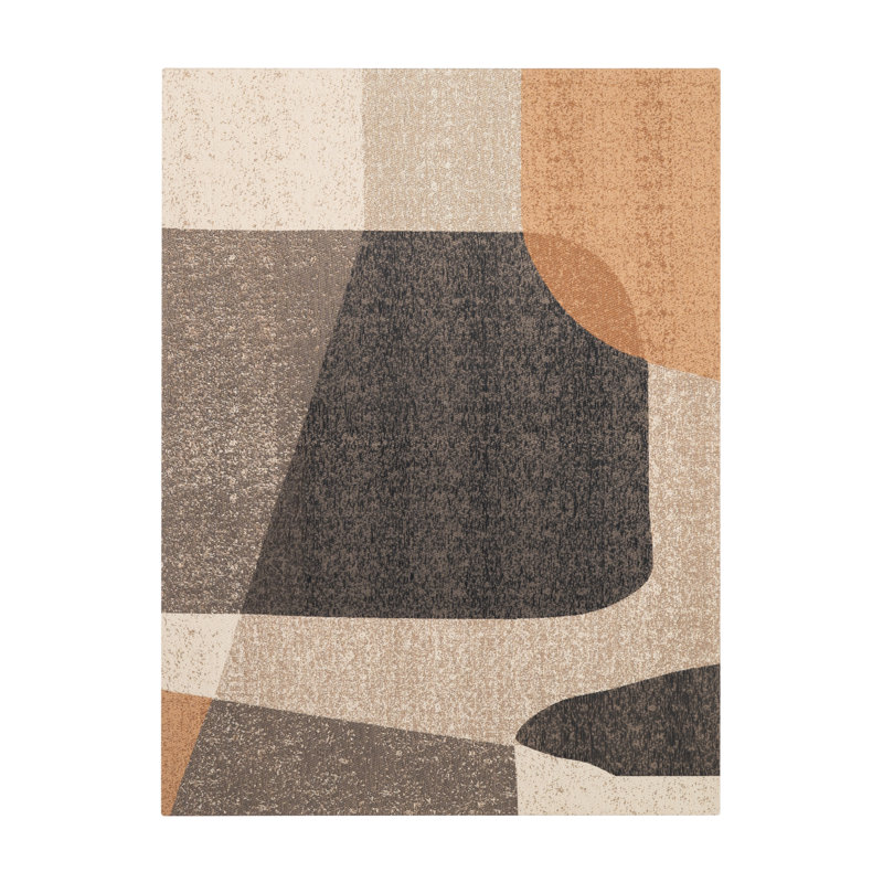 Jasper Multicolor 36" x 48" Anti-Slip Rugged Chair Mat
