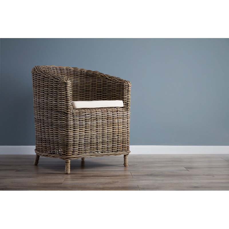 Paignt Upholstered Barrel Chair
