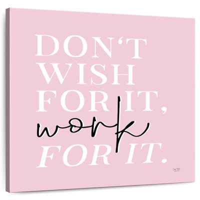 Tergel Work For It