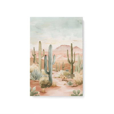Cactus Waltz II Canvas Print