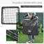 HOMCOM Metal Football Net