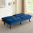 Merrium Twin 70.9'' Velvet Convertible Sofa-246791054