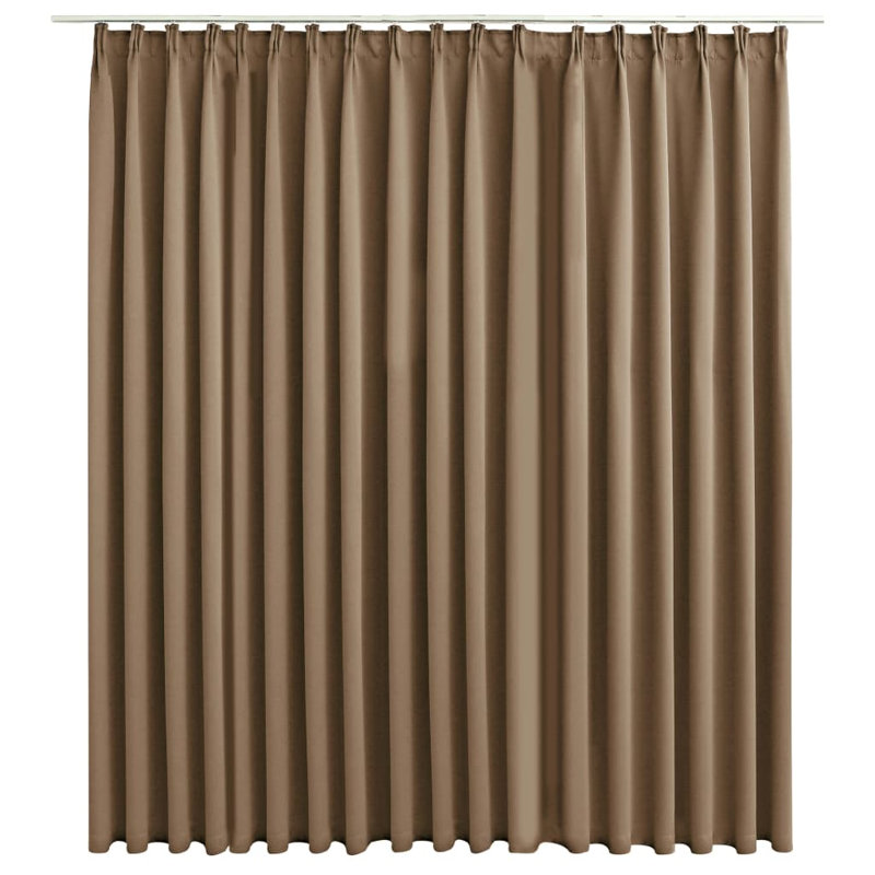 Azurae Blackout Curtain Single Panel, Taupe