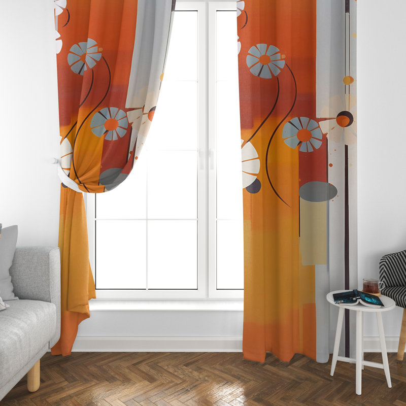 Paire de rideaux obscurcissant en polyester Frodsham, L 56 po x H 78 po