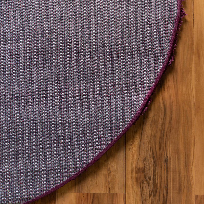 Tapis mauve aubergine Capwell, Ovale 5 pi 3 po x 8 pi