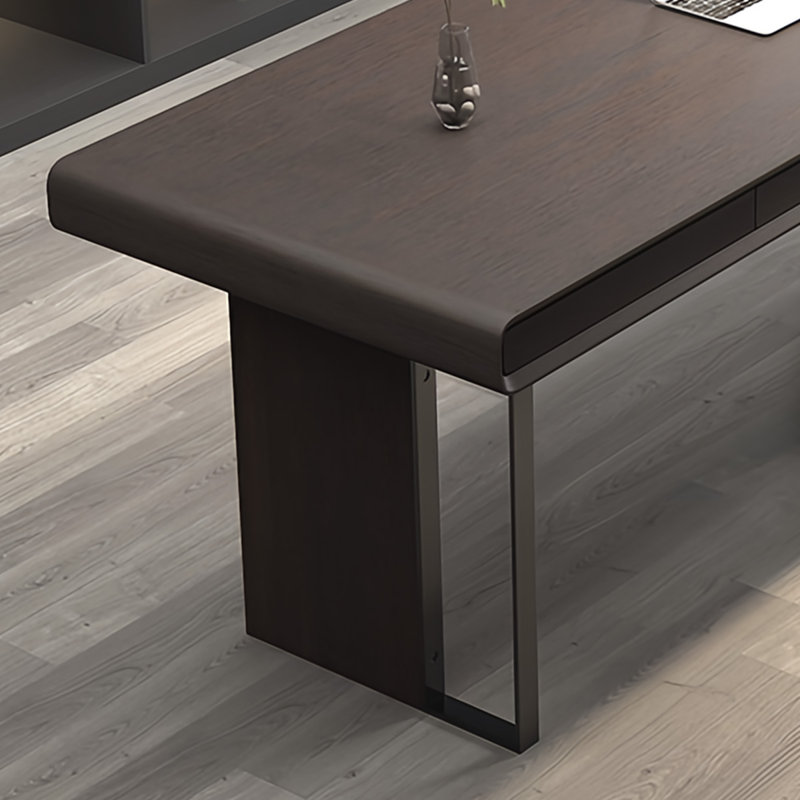 Bureau d'étude italien minimaliste, H 29,53 po x l 86,61 po x P 31,5 po