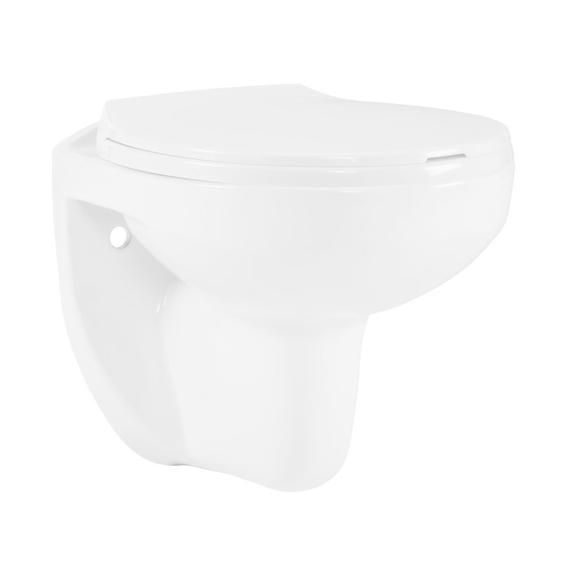 Cuvette de toilette allongée murale Barclay