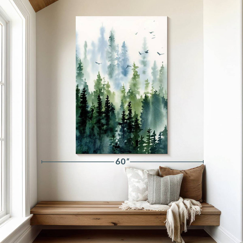 Harnek Treeline, 51" H x 34" W