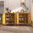 2-Door Lockable Metal Storage Cabinet, Square Stamped Steel Door with 2 Adjustable Shelves, Multifunctional Organizer for Home Office School-1079611397